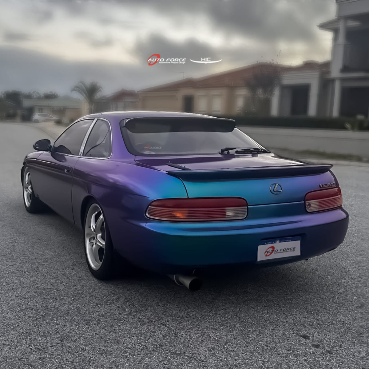 Installed View - Toyota Soarer Z30 (1991-2000): Premium Roof Spoiler