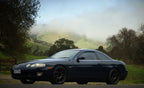 Installed View - Toyota Soarer Z30 (1991-2000): Premium Window Visors