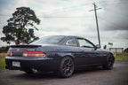 Installed View - Toyota Soarer Z30 (1991-2000): Premium Window Visors
