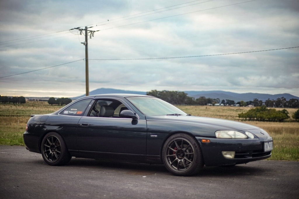 Installed View - Toyota Soarer Z30 (1991-2000): Premium Window Visors