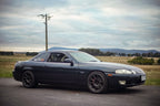 Installed View - Toyota Soarer Z30 (1991-2000): Premium Window Visors