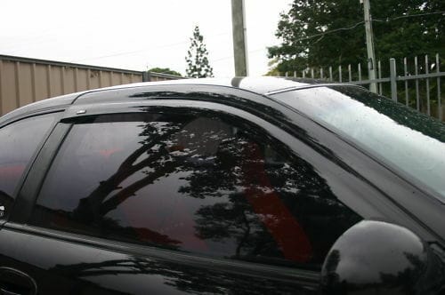 Installed View - Toyota Soarer Z30 (1991-2000): Premium Window Visors