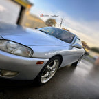 Installed View - Toyota Soarer Z30 (1991-2000): Premium Window Visors