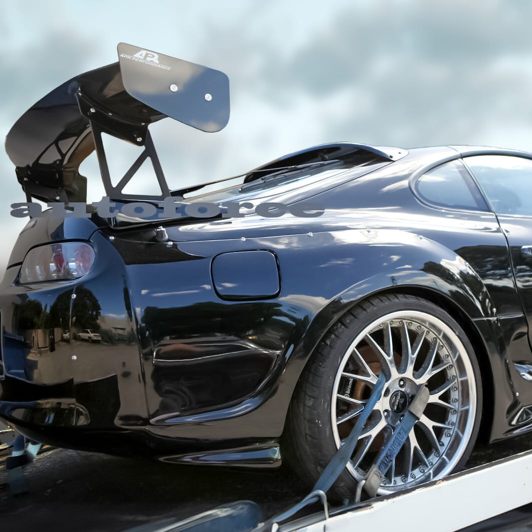 Installed View - Toyota Supra JZA80 (1993-2002): Premium Roof Spoiler