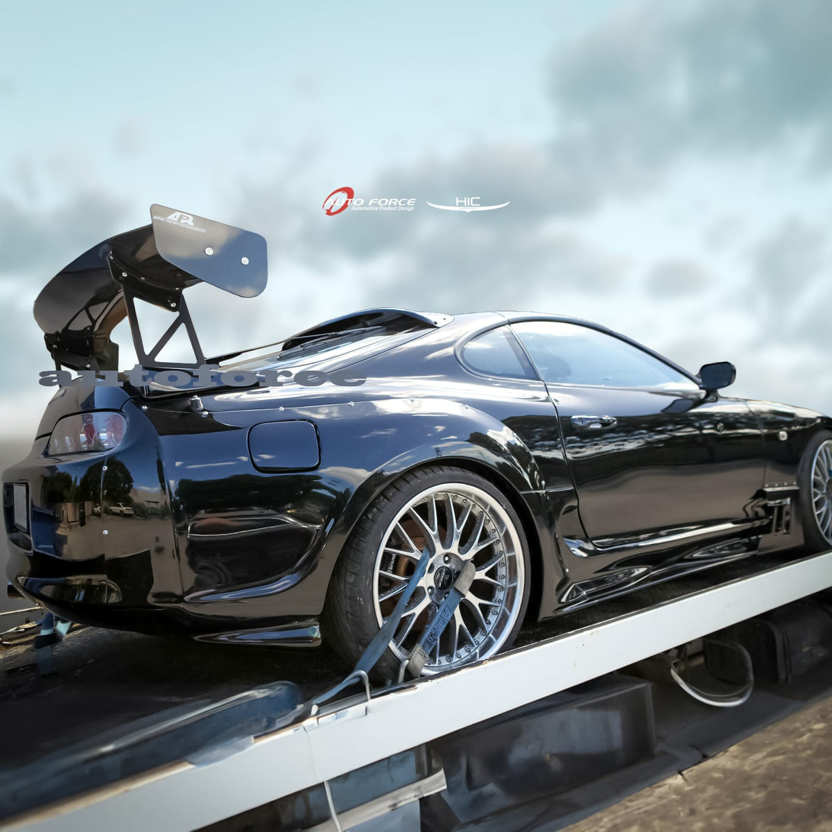 Installed View - Toyota Supra JZA80 (1993-2002): Premium Roof Spoiler