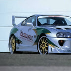 Installed View - Toyota Supra JZA80: Blitz Style Side Skirts