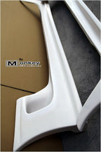 Installed View - Toyota Supra JZA80: Blitz Style Side Skirts