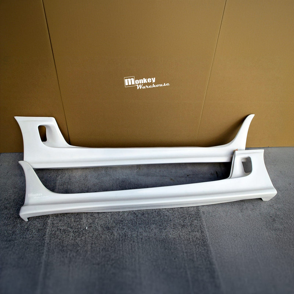 Installed View - Toyota Supra JZA80: Blitz Style Side Skirts