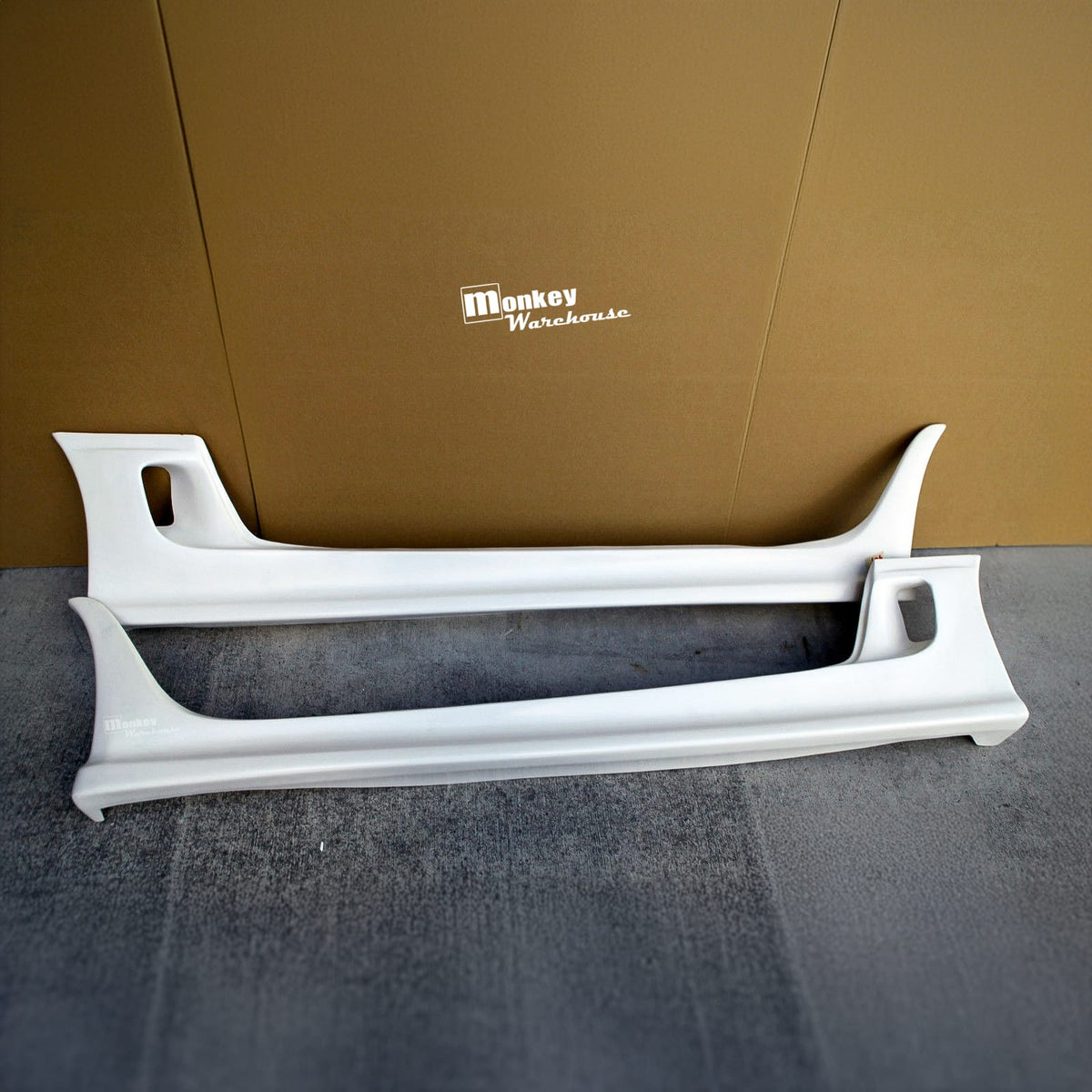 Installed View - Toyota Supra JZA80: Blitz Style Side Skirts
