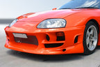 Installed View - Toyota Supra JZA80: Bomex Style Front Bumper