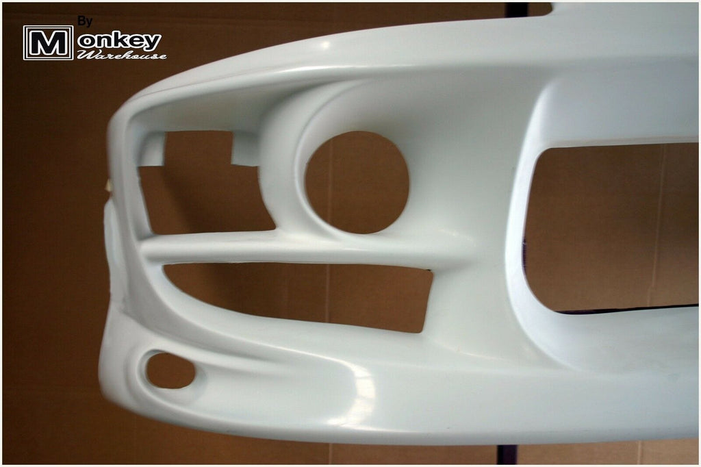 Installed View - Toyota Supra JZA80: Bomex Style Front Bumper