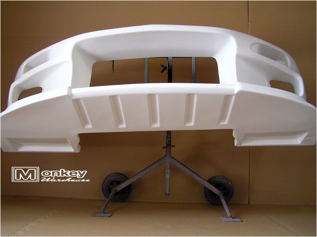 Installed View - Toyota Supra JZA80: Do-Luck Style Front Bumper
