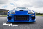 Installed View - Toyota Supra JZA80: Do-Luck Style Front Bumper