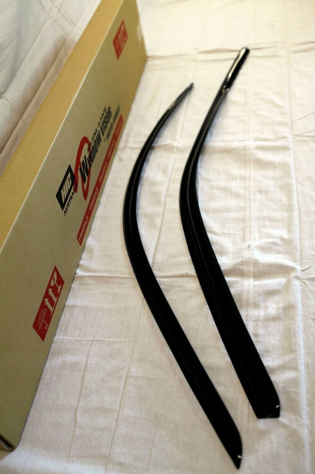 Installed View - Toyota Supra JZA80: Premium Window Visors