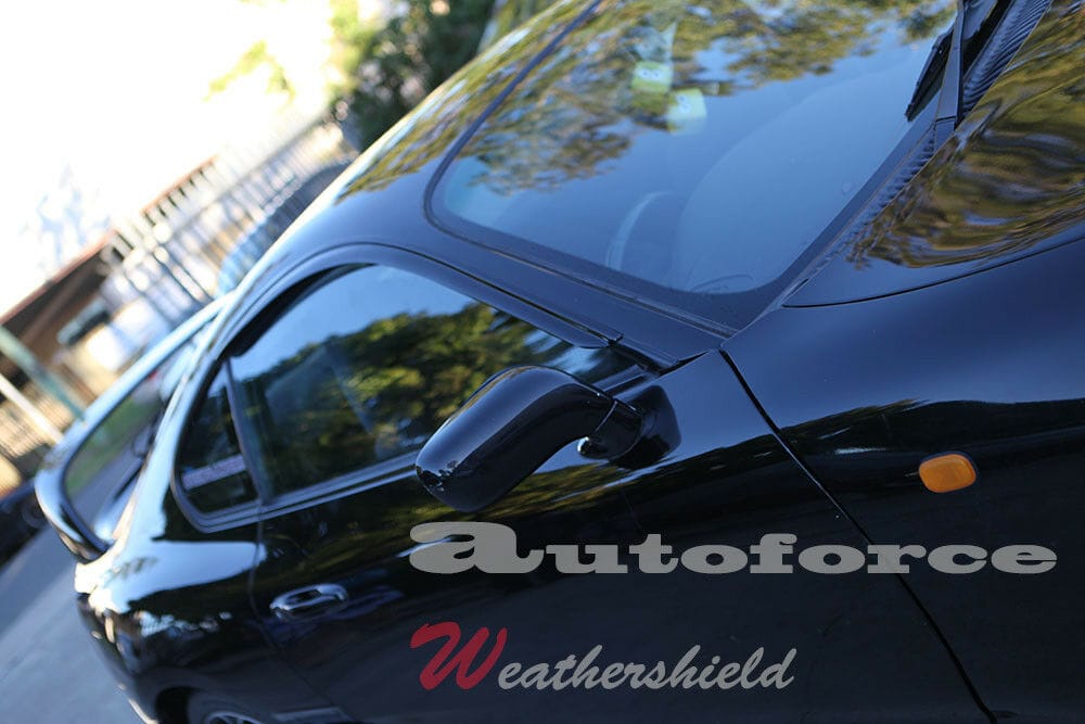 Installed View - Toyota Supra JZA80: Premium Window Visors