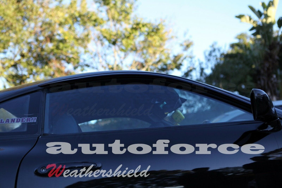 Installed View - Toyota Supra JZA80: Premium Window Visors