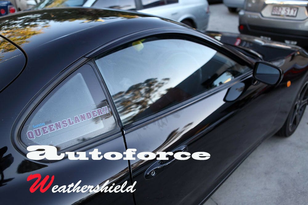 Installed View - Toyota Supra JZA80: Premium Window Visors