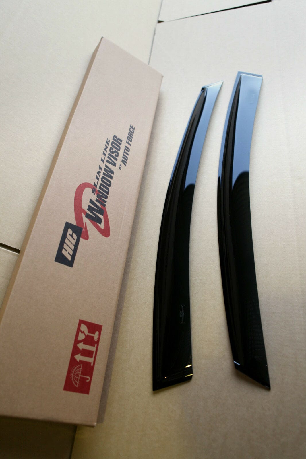 Installed View - Toyota Tarago (2000-2006): Premium Window Visors