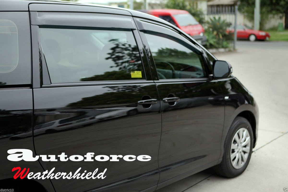 Installed View - Toyota Tarago (2006-2022): Premium Window Visors