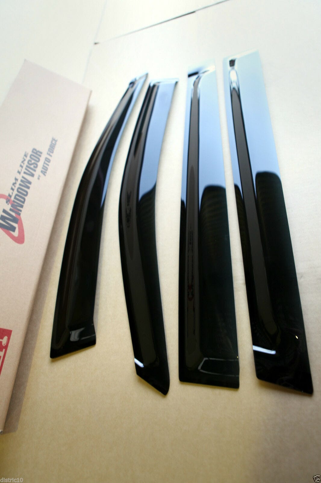 Installed View - Toyota Tarago (2006-2022): Premium Window Visors
