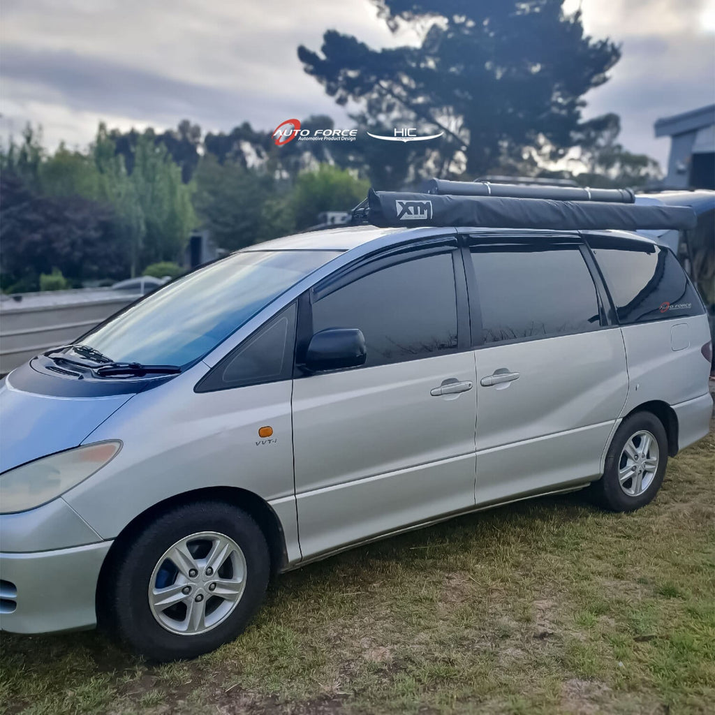 Installed View - Toyota Tarago / Estima (2000-2006): Premium Window Visors