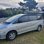 Installed View - Toyota Tarago / Estima (2000-2006): Premium Window Visors