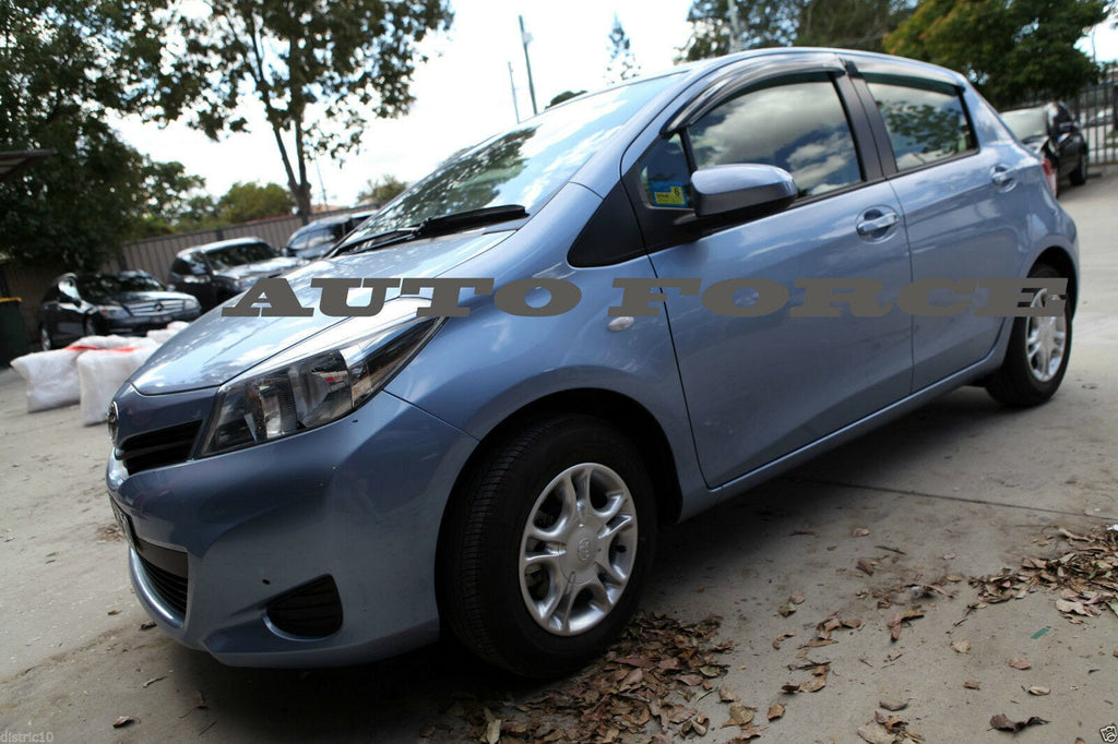 Installed View - Toyota Yaris Hatch (2011-2019): Premium Window Visors