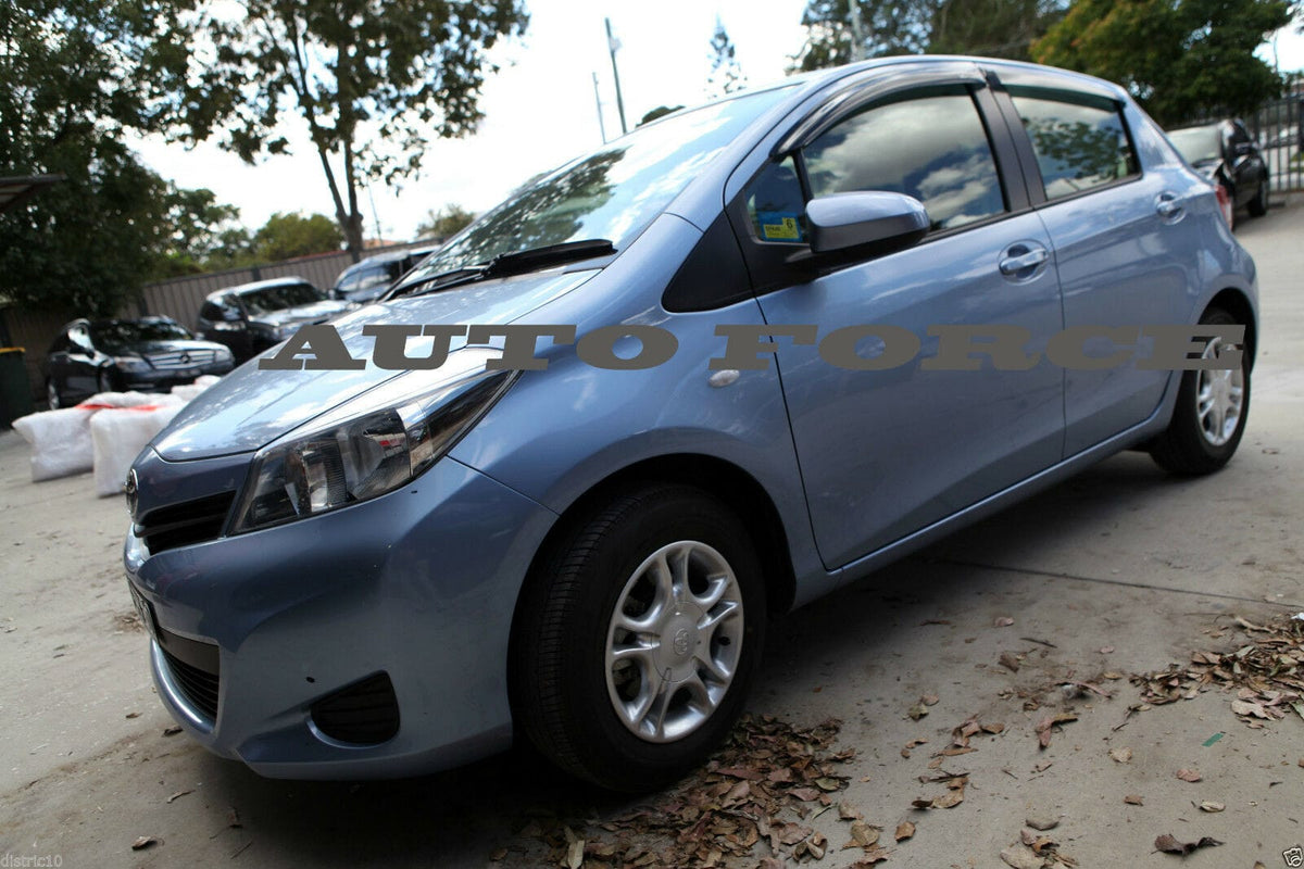 Installed View - Toyota Yaris Hatch (2011-2019): Premium Window Visors
