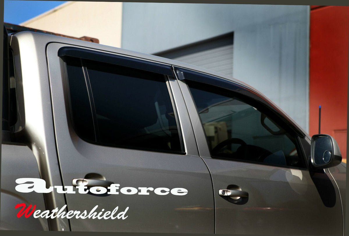 Installed View - Volkswagen Amarok Ute (2009-2022): Premium Window Visors