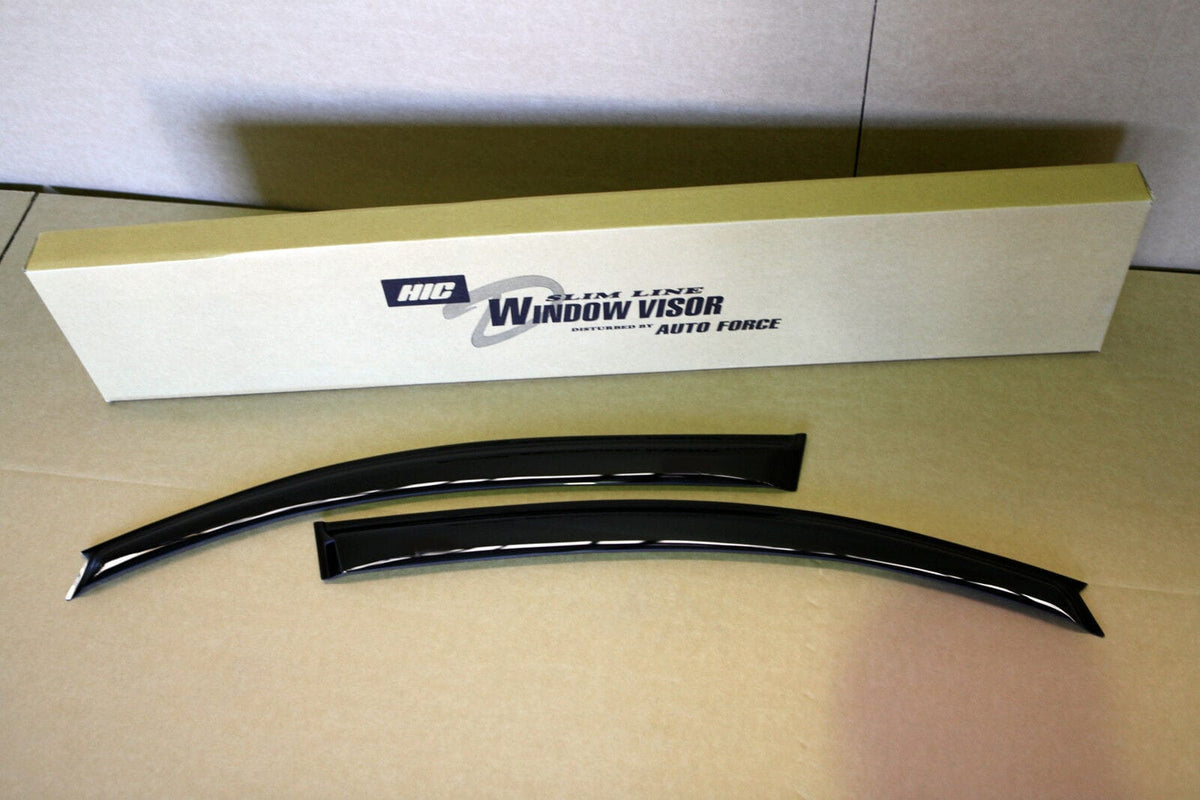 Installed View - Volkswagen Caddy (2005-2017): Premium Window Visors