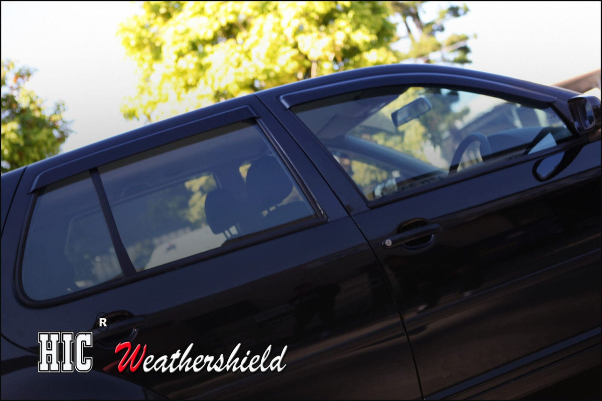 Installed View - Volkswagen Golf MK4 Hatch (1998-2004): Premium Window Visors