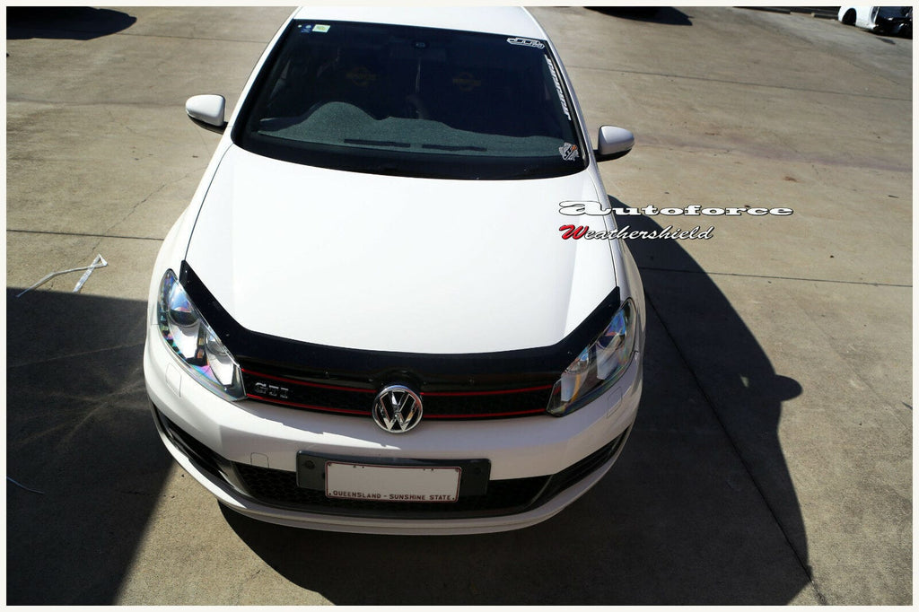 Installed View - Volkswagen Golf MK6 (2008-2014): Bonnet Protector Guard