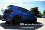 Installed View - Volkswagen Golf MK6 GTI R (2009-2013): Premium Window Visors