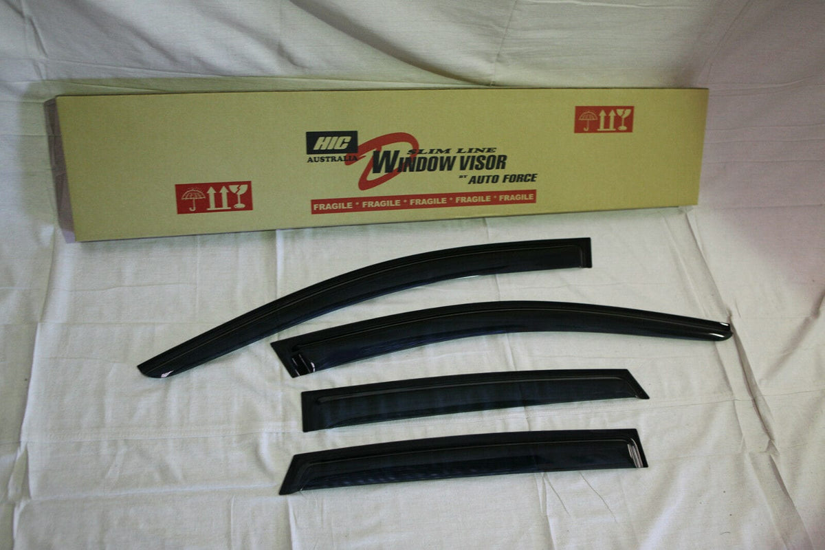 Installed View - Volkswagen Golf MK6 GTI R (2009-2013): Premium Window Visors