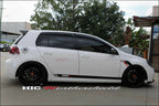 Installed View - Volkswagen Golf MK6 GTI R (2009-2013): Premium Window Visors