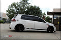 Installed View - Volkswagen Golf MK6 GTI R (2009-2013): Premium Window Visors