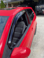 Installed View - Volkswagen Polo 9N 3-Door (2002-2009): Premium Window Visors