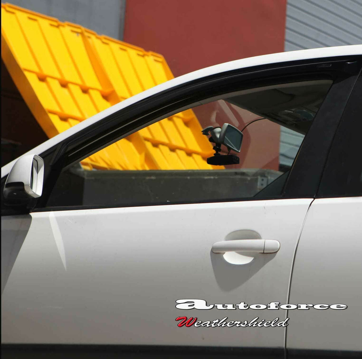 Installed View - Volkswagen Polo 9N 3-Door (2002-2009): Premium Window Visors