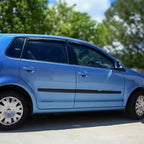 Installed View - Volkswagen Polo 9N Hatch (2002-2010): Premium Window Visors