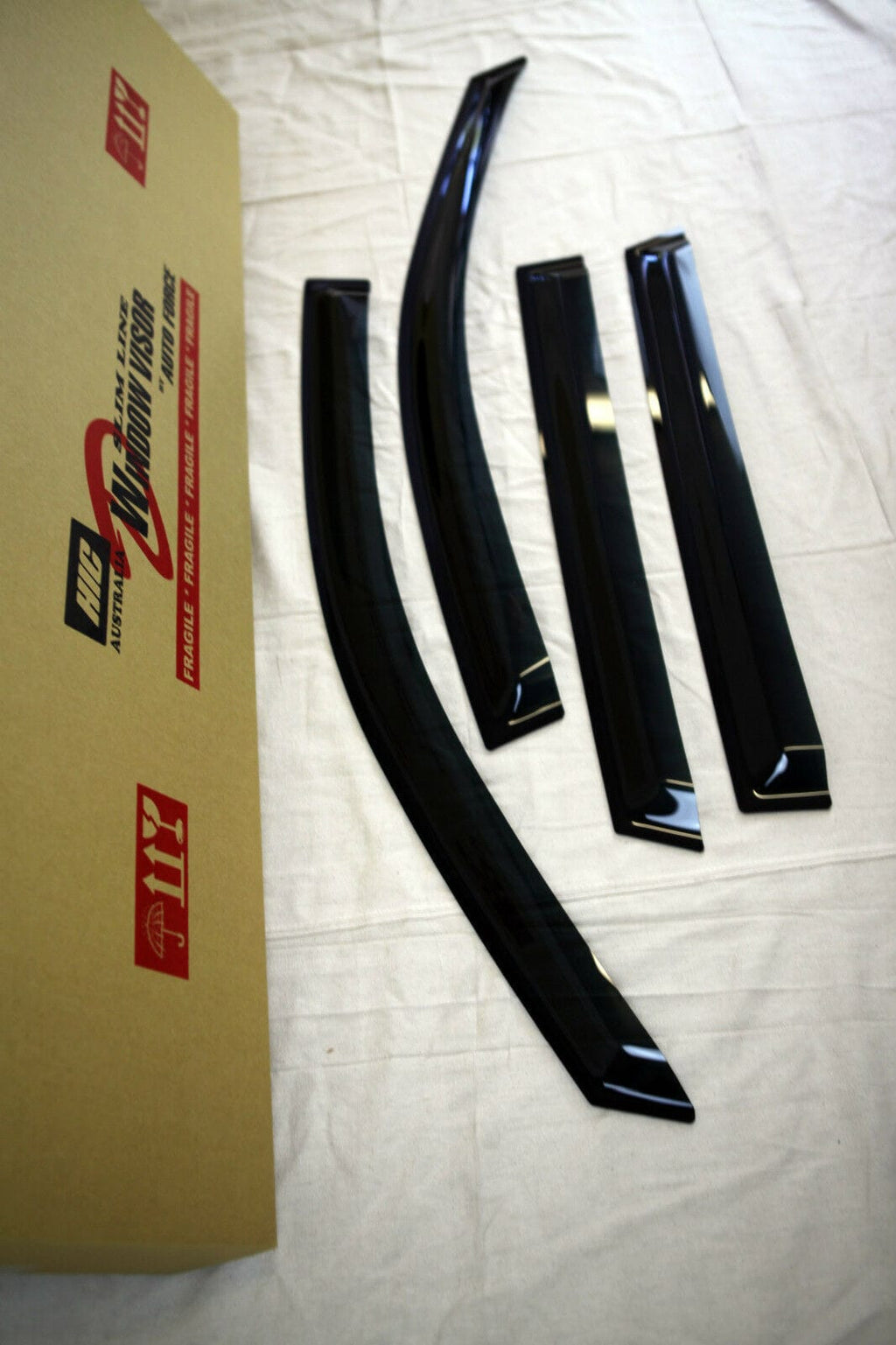 Installed View - Volkswagen Polo 9N Hatch (2002-2010): Premium Window Visors