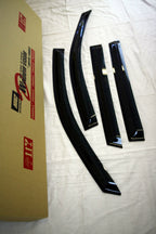 Installed View - Volkswagen Polo 9N Hatch (2002-2010): Premium Window Visors