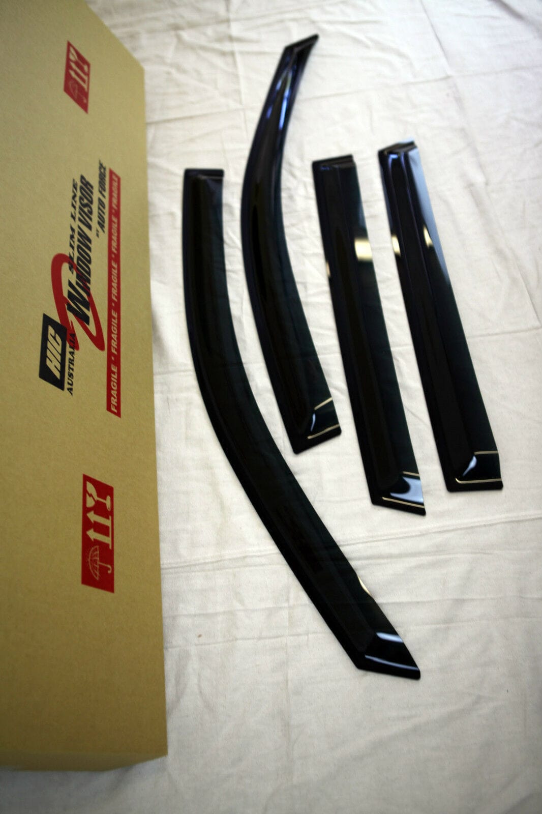 Installed View - Volkswagen Polo 9N Hatch (2002-2010): Premium Window Visors