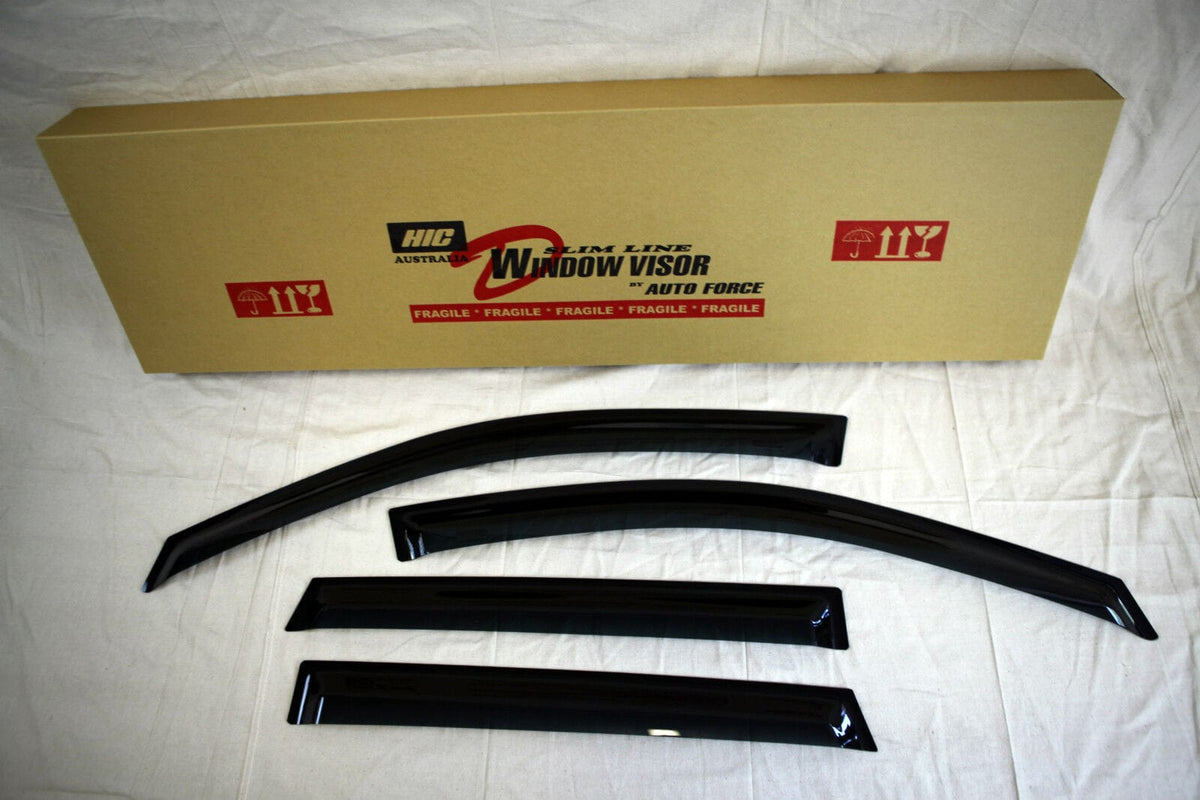 Installed View - Volkswagen Polo 9N Hatch (2002-2010): Premium Window Visors