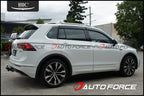 Installed View - Volkswagen Tiguan (2015-2023): Premium Window Visors