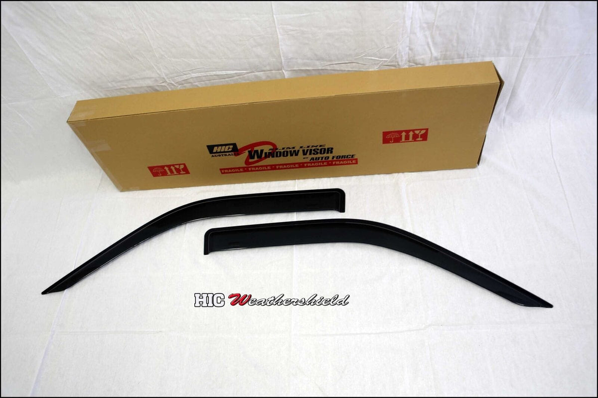 Installed View - Volkswagen Transporter T5 T6 T6.1: Premium Window Visors