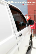 Installed View - Volkswagen Transporter T5 T6 T6.1: Premium Window Visors