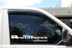 Installed View - Volkswagen Transporter T5 T6 T6.1: Premium Window Visors
